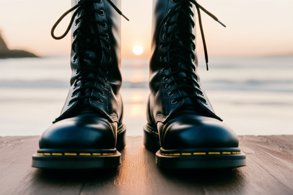 Black Leather Boots